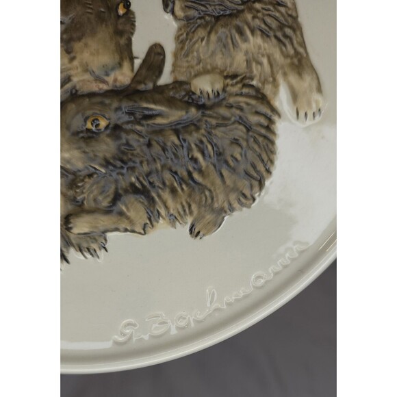 VINTAGE 1975 GOEBEL MOTHERS SERIES FIRST EDITION COLLECTOR PLATE W GERMANY & Box - Picture 4 of 9